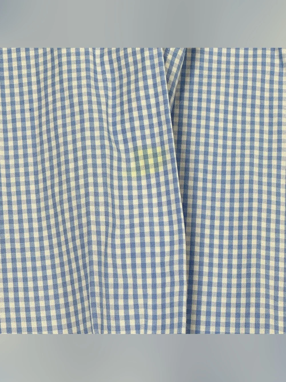 Brooks Brothers Shirt Mens 16.5/36 Madison Blue Gingham Non Iron Button Down